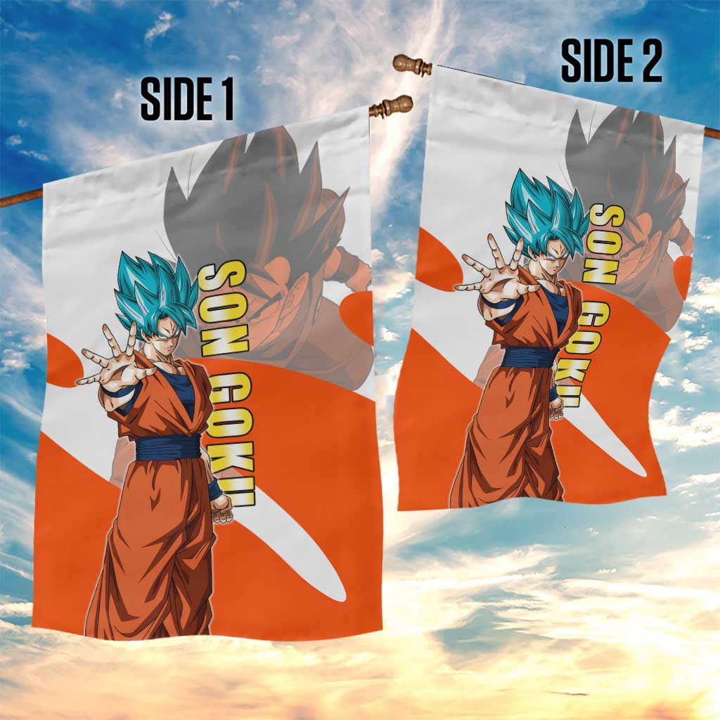 Son Goku Kamehameha Legend Garden Flag Iconic Anime Battle Style