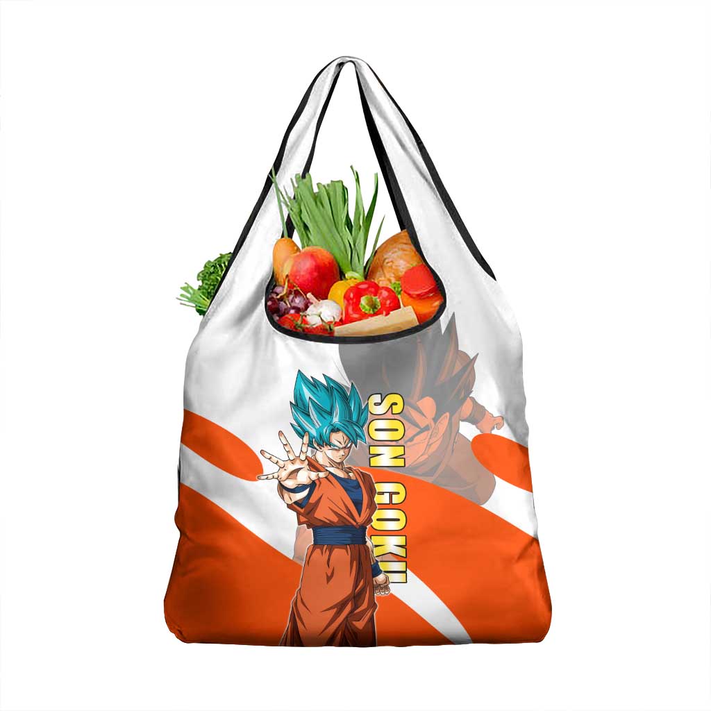 Son Goku Kamehameha Legend Grocery Bag Iconic Anime Battle Style