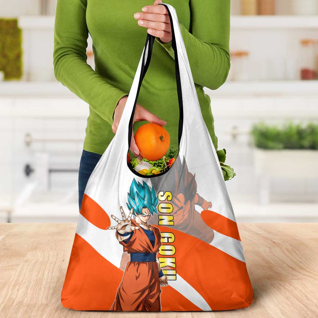 Son Goku Kamehameha Legend Grocery Bag Iconic Anime Battle Style