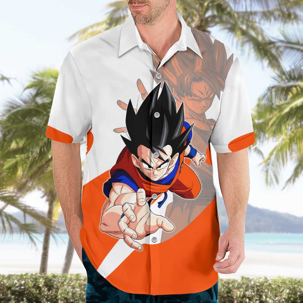 Son Goku Kamehameha Legend Hawaiian Shirt Iconic Anime Battle Style