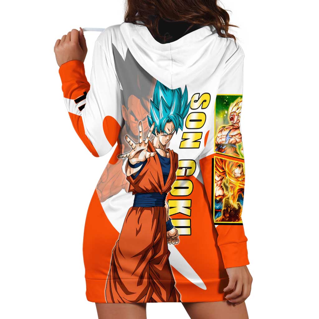Son Goku Kamehameha Legend Hoodie Dress Iconic Anime Battle Style