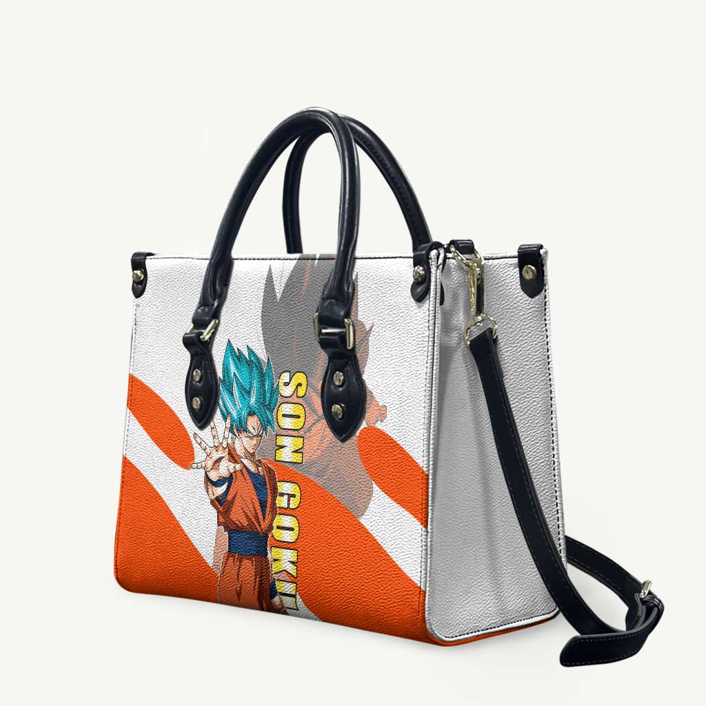 Son Goku Kamehameha Legend Leather Bag Iconic Anime Battle Style