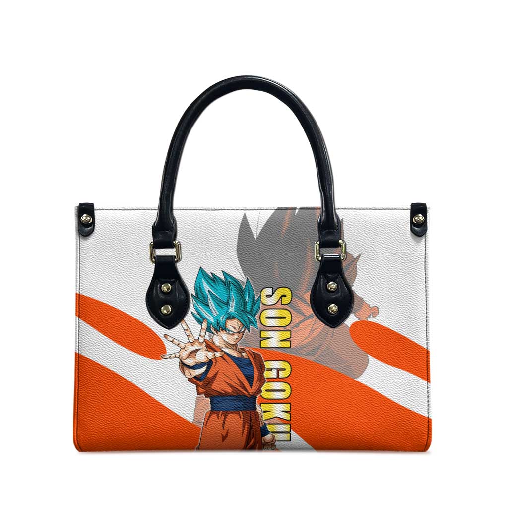 Son Goku Kamehameha Legend Leather Bag Iconic Anime Battle Style