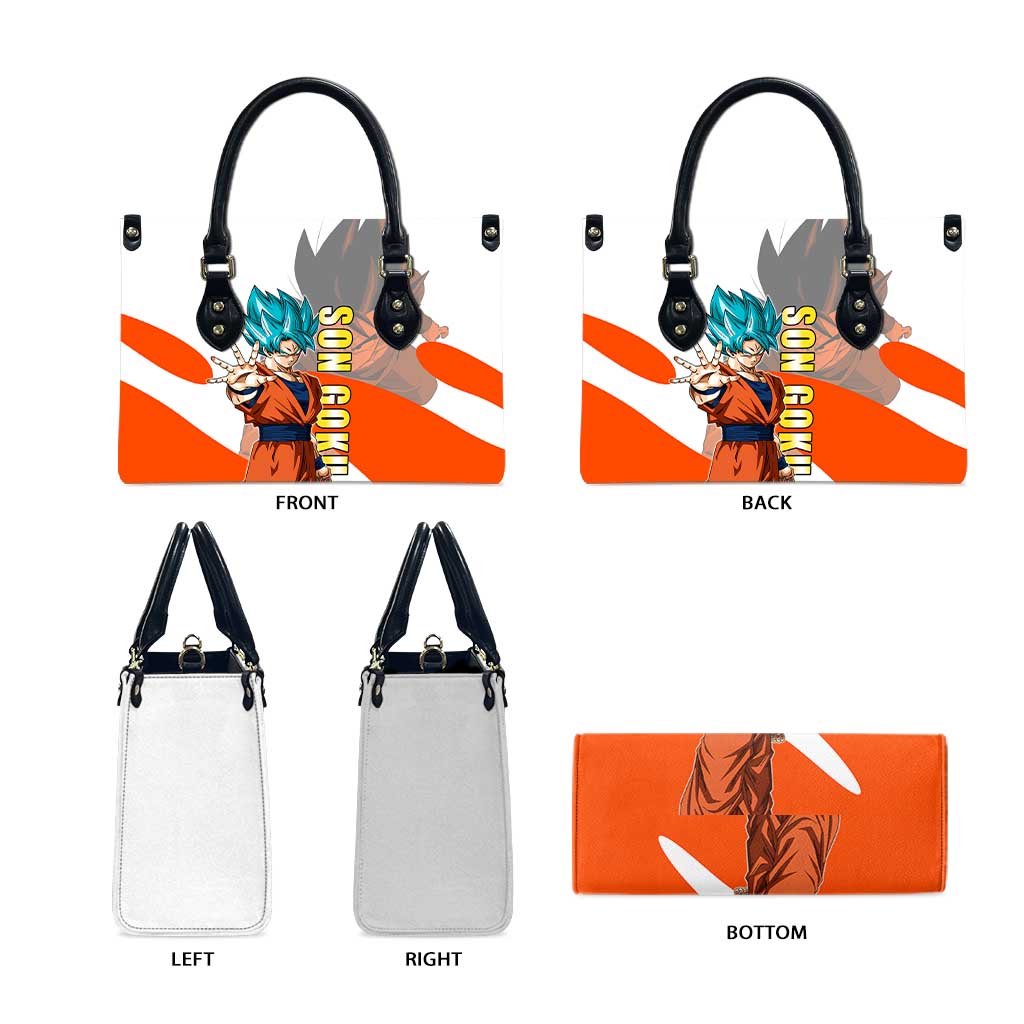 Son Goku Kamehameha Legend Leather Bag Iconic Anime Battle Style