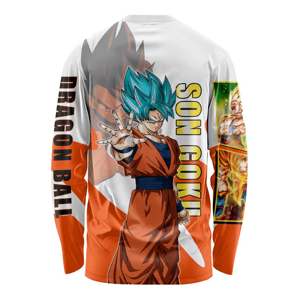 Son Goku Kamehameha Legend Long Sleeve Shirt Iconic Anime Battle Style