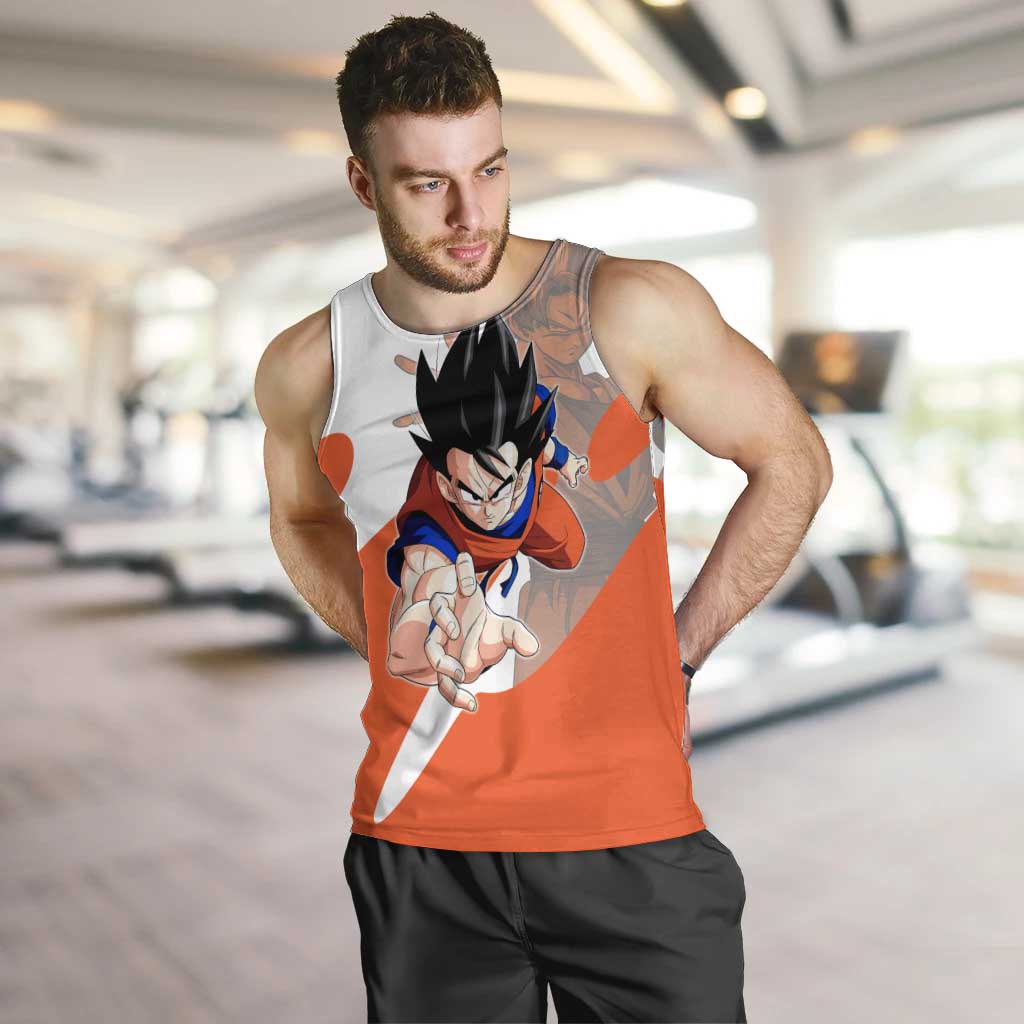 Son Goku Kamehameha Legend Men Tank Top Iconic Anime Battle Style