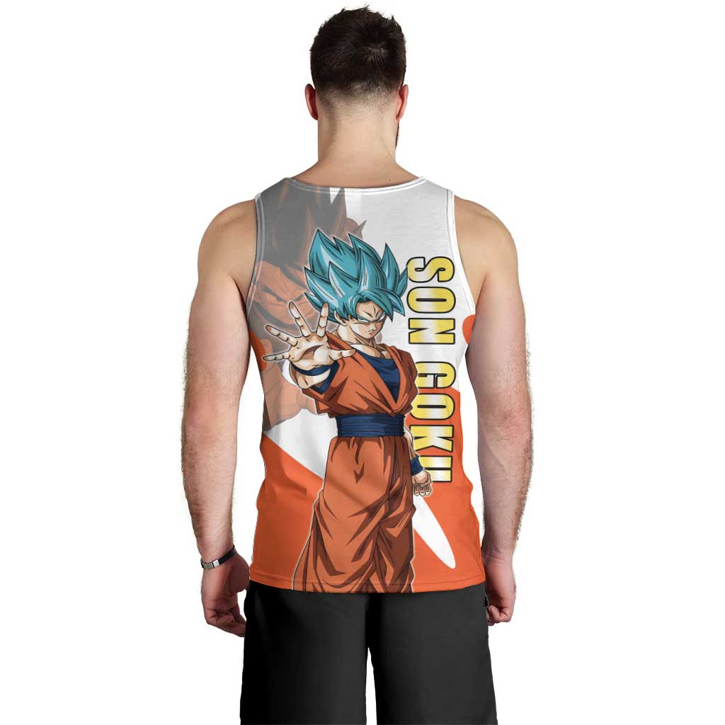 Son Goku Kamehameha Legend Men Tank Top Iconic Anime Battle Style
