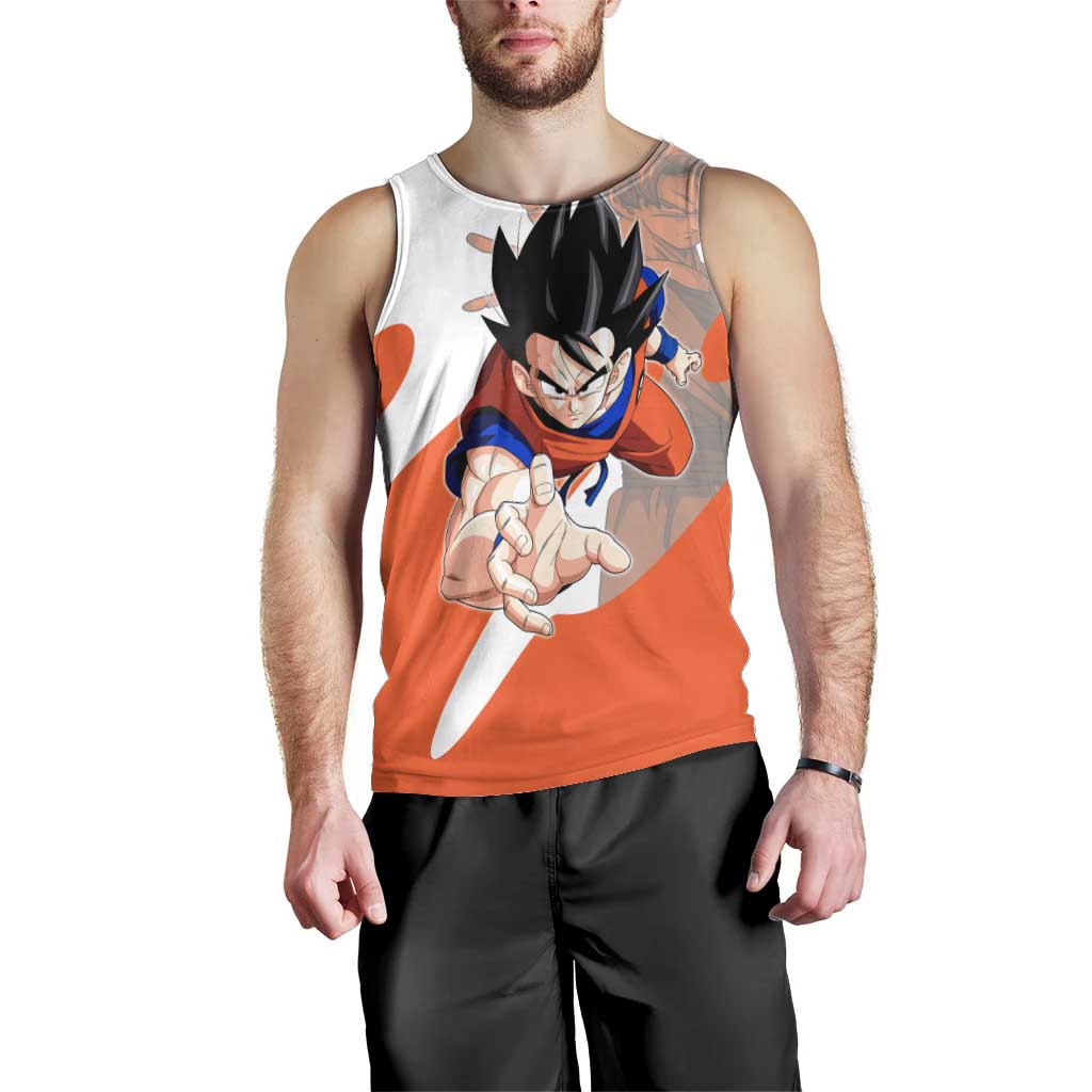 Son Goku Kamehameha Legend Men Tank Top Iconic Anime Battle Style
