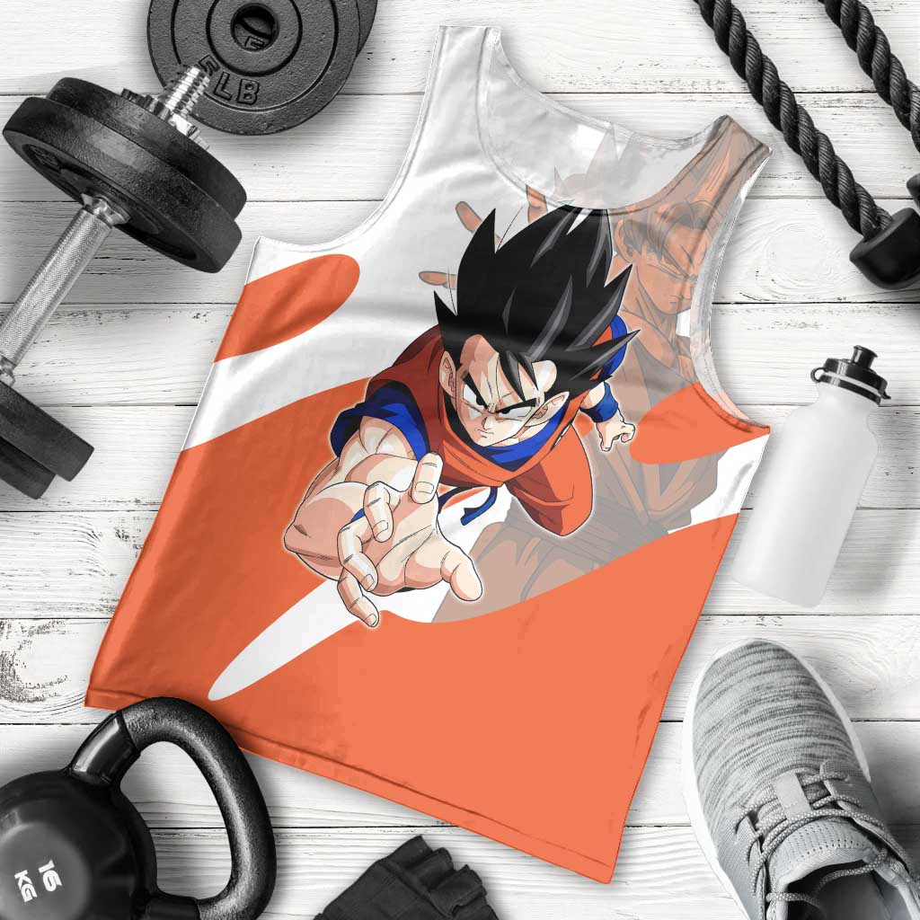 Son Goku Kamehameha Legend Men Tank Top Iconic Anime Battle Style
