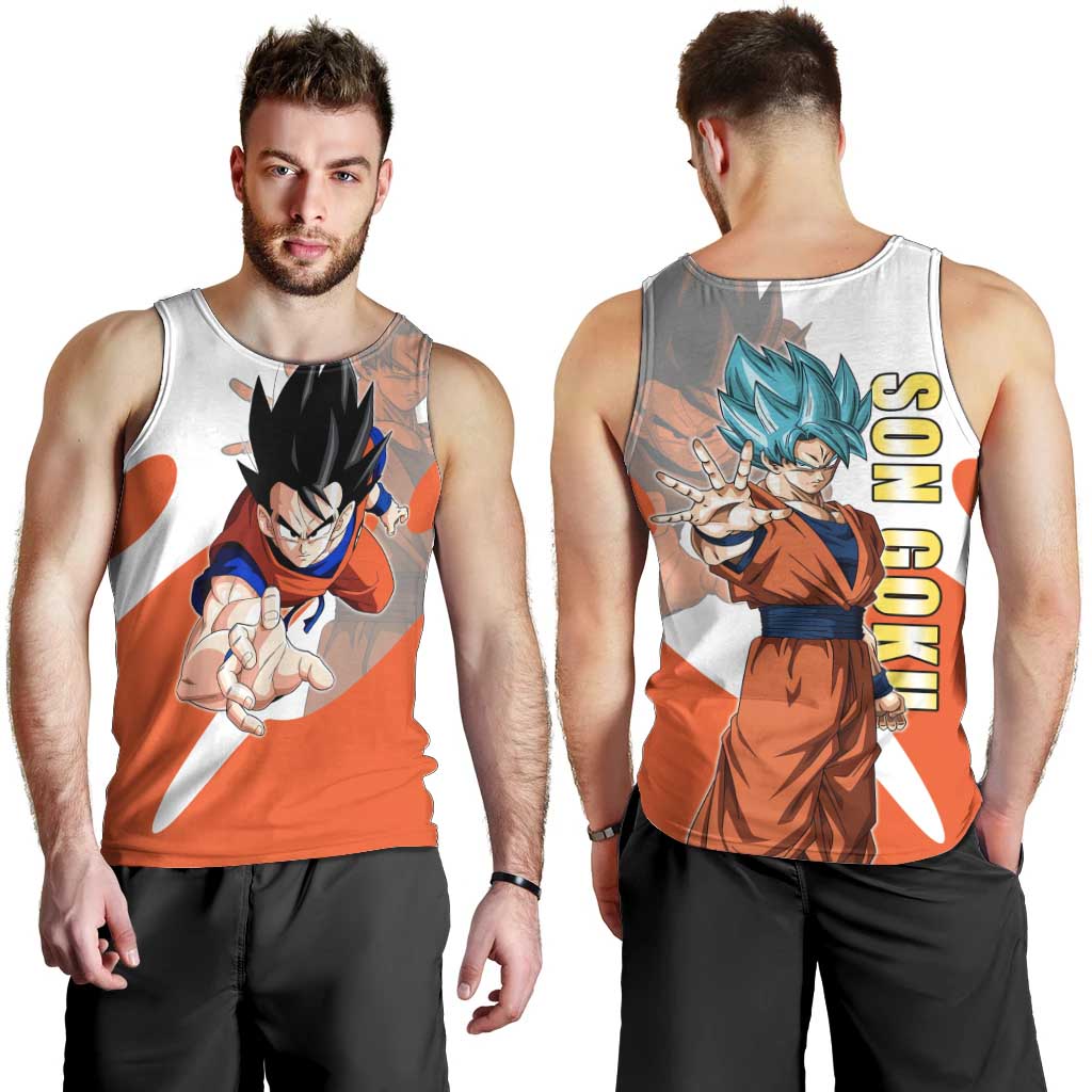 Son Goku Kamehameha Legend Men Tank Top Iconic Anime Battle Style