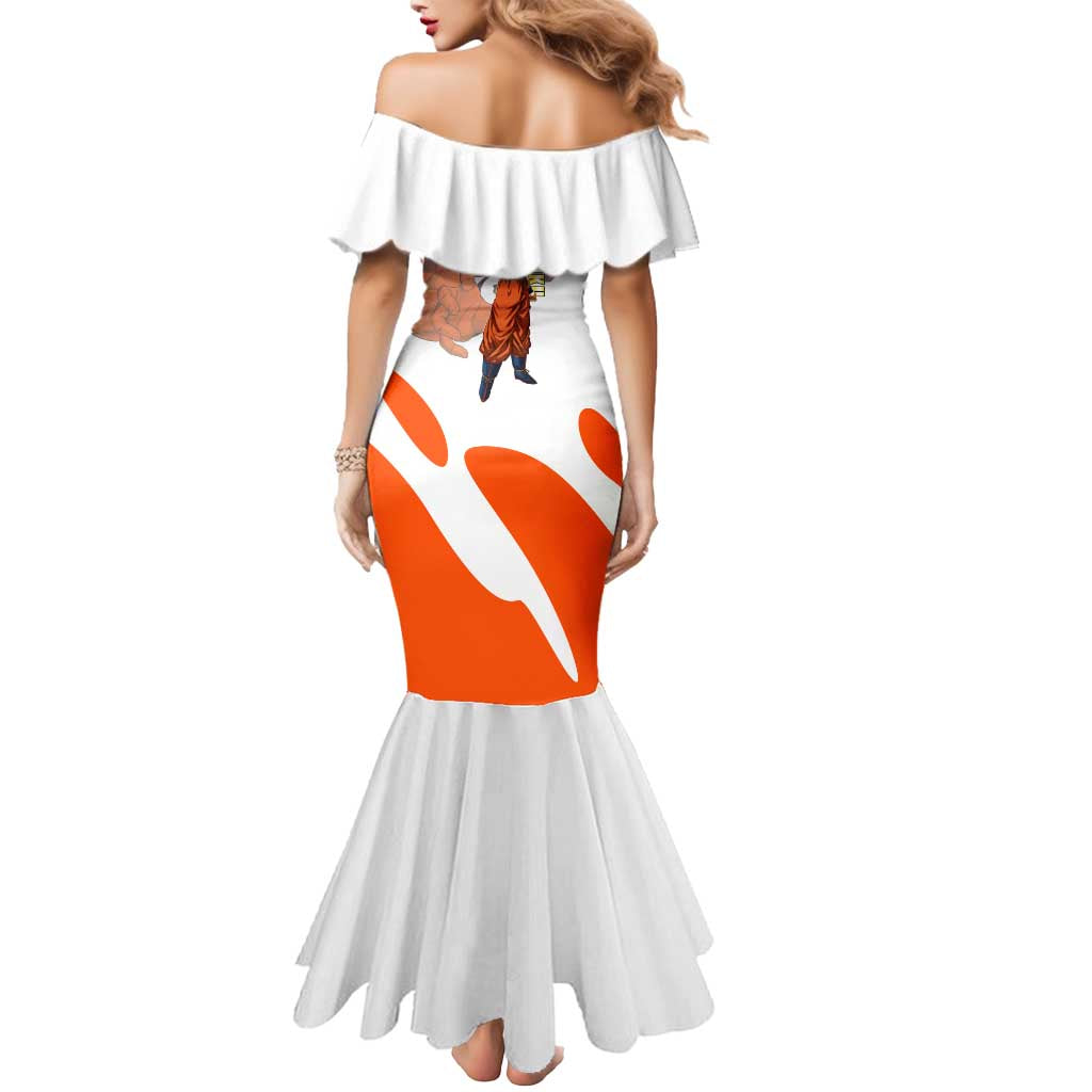 Son Goku Kamehameha Legend Mermaid Dress Iconic Anime Battle Style