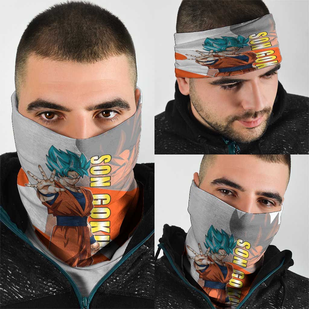 Son Goku Kamehameha Legend Neck Gaiter Iconic Anime Battle Style