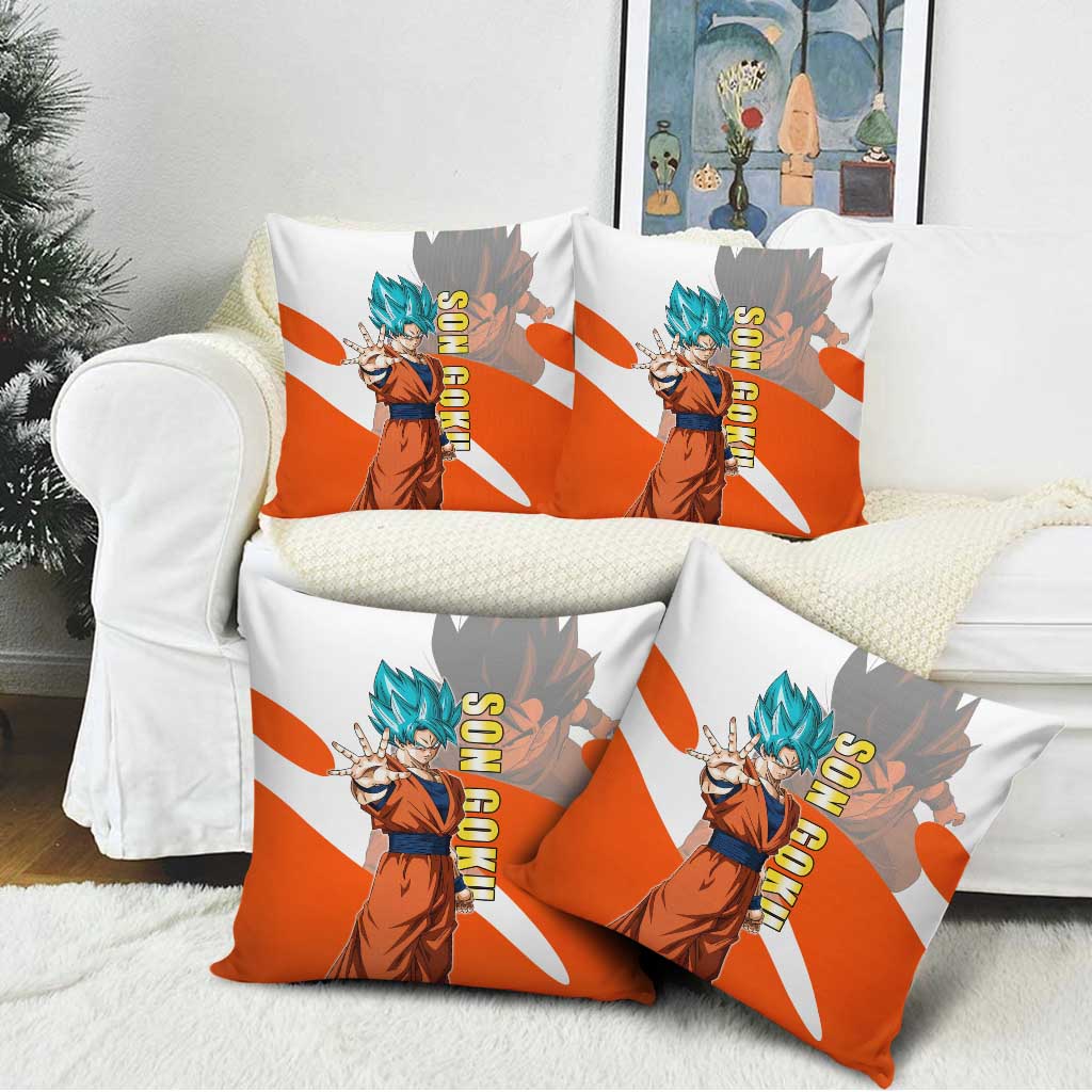 Son Goku Kamehameha Legend Pillow Cover Iconic Anime Battle Style