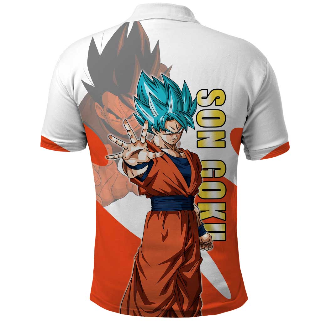 Son Goku Kamehameha Legend Polo Shirt Iconic Anime Battle Style