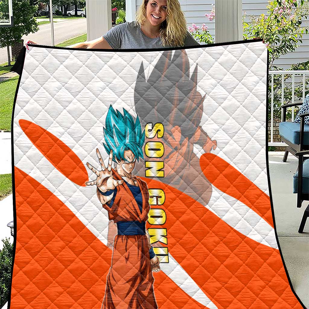 Son Goku Kamehameha Legend Quilt Iconic Anime Battle Style