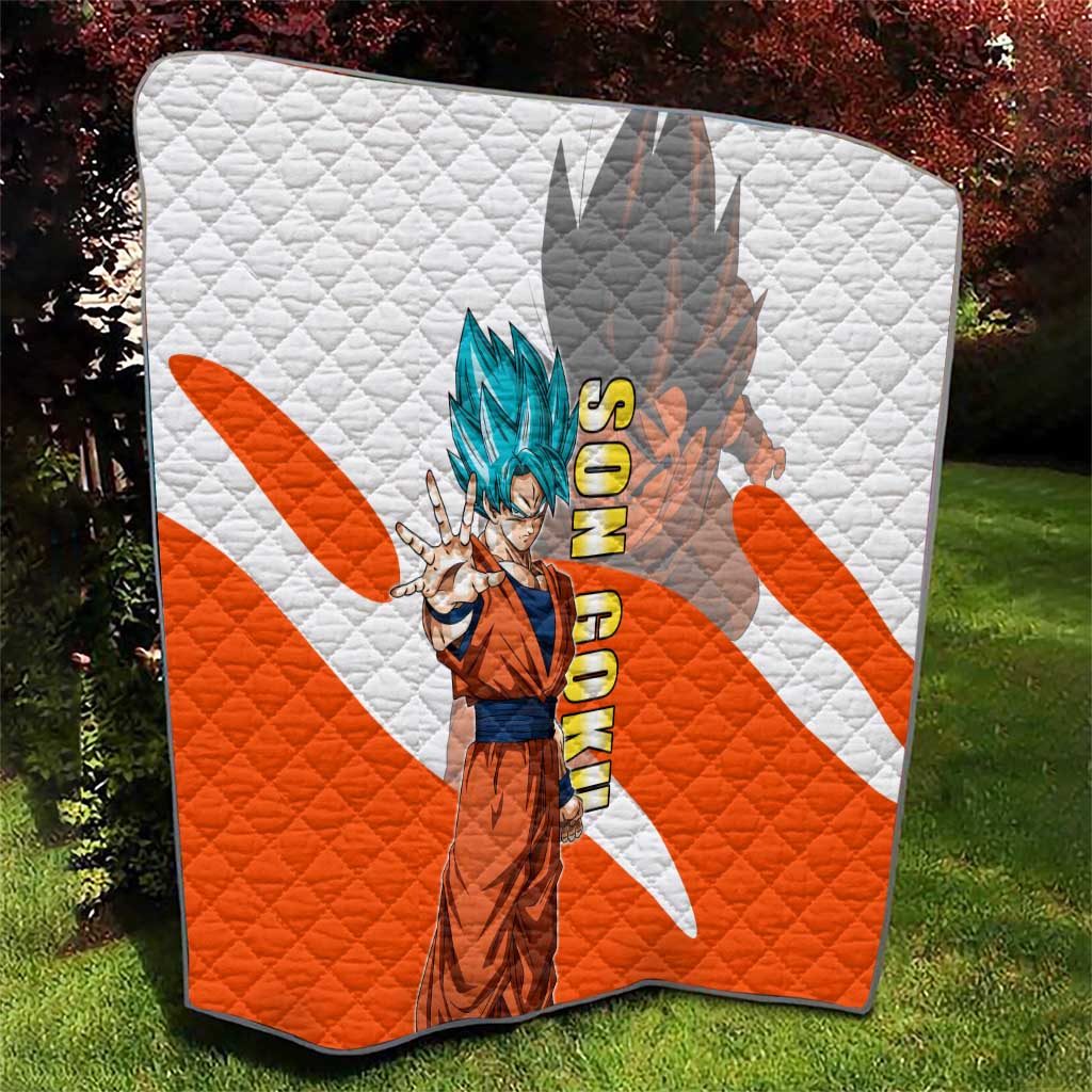 Son Goku Kamehameha Legend Quilt Iconic Anime Battle Style