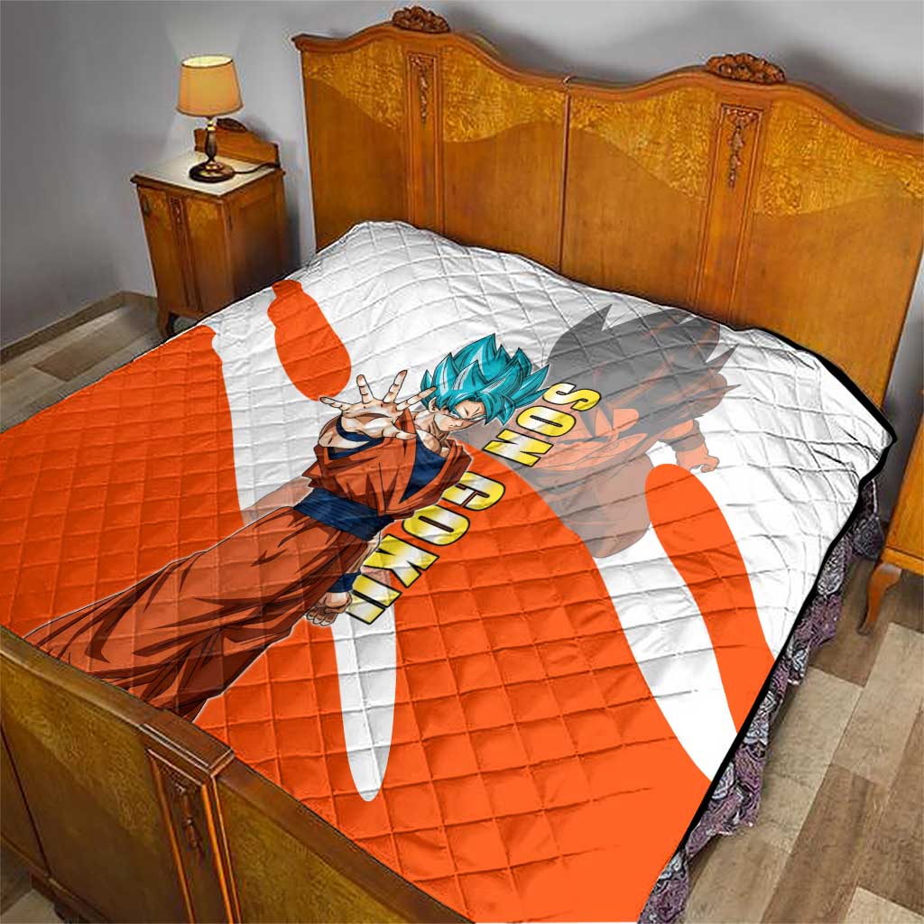 Son Goku Kamehameha Legend Quilt Iconic Anime Battle Style