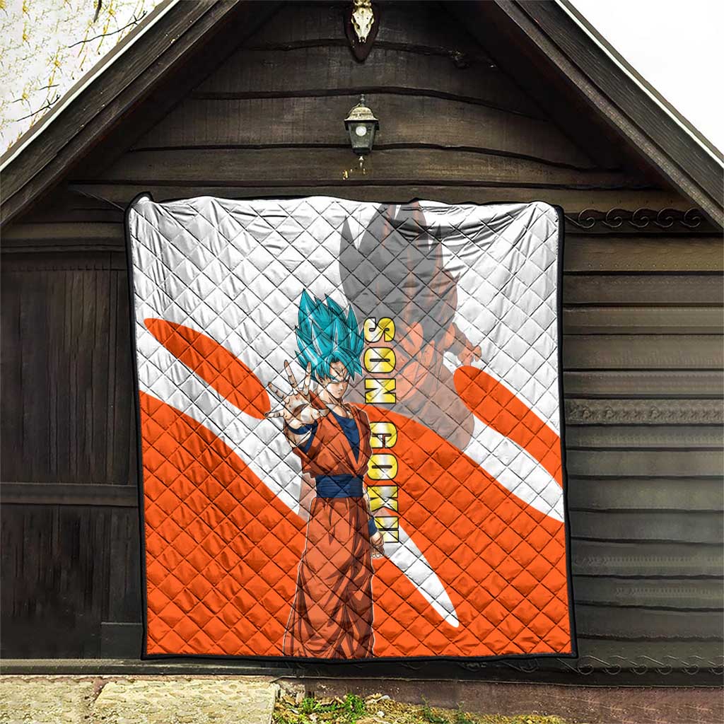 Son Goku Kamehameha Legend Quilt Iconic Anime Battle Style