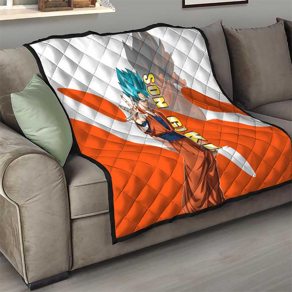 Son Goku Kamehameha Legend Quilt Iconic Anime Battle Style