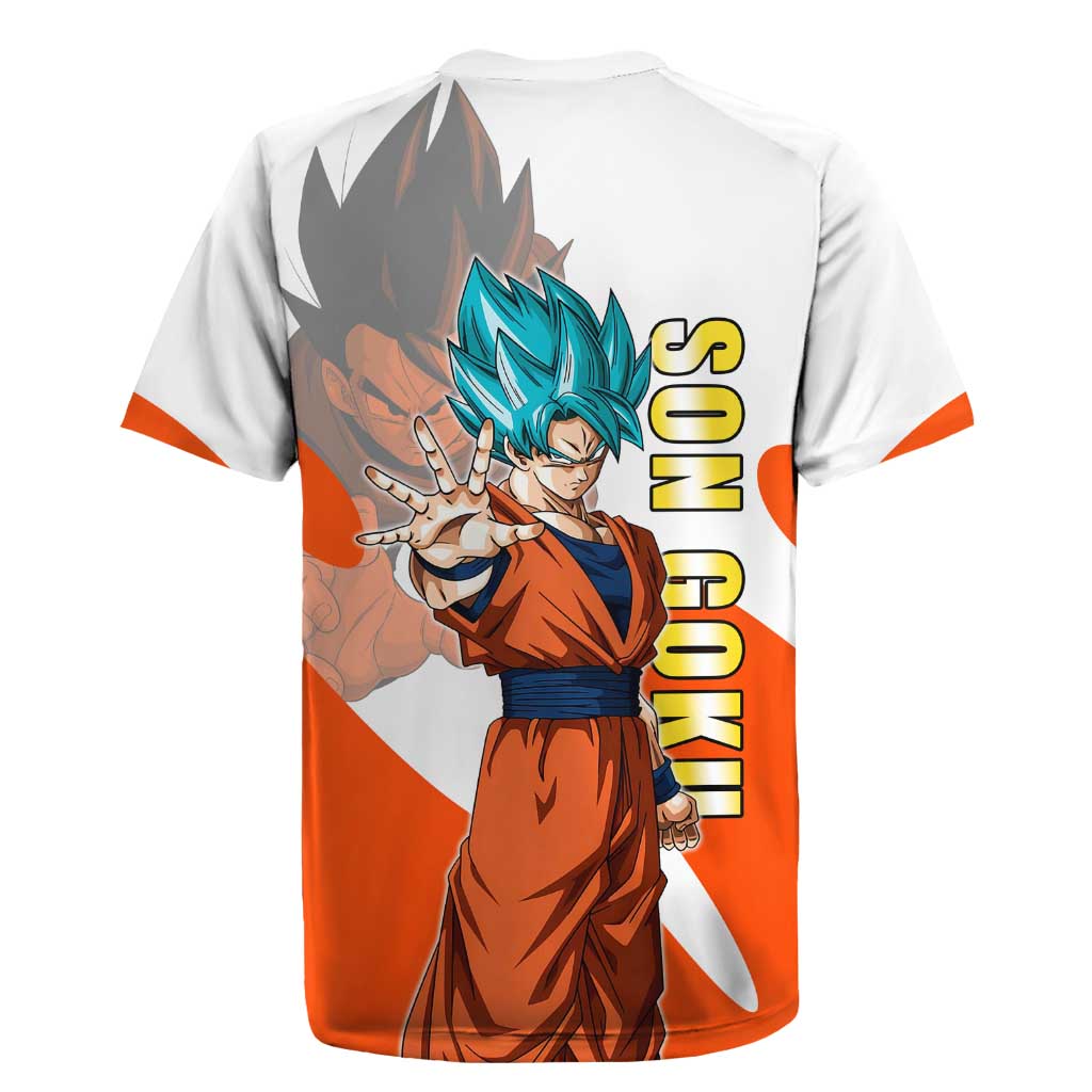 Son Goku Kamehameha Legend Rugby Jersey Iconic Anime Battle Style