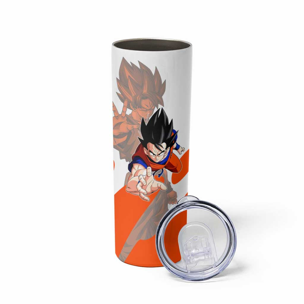 Son Goku Kamehameha Legend Skinny Tumbler Iconic Anime Battle Style