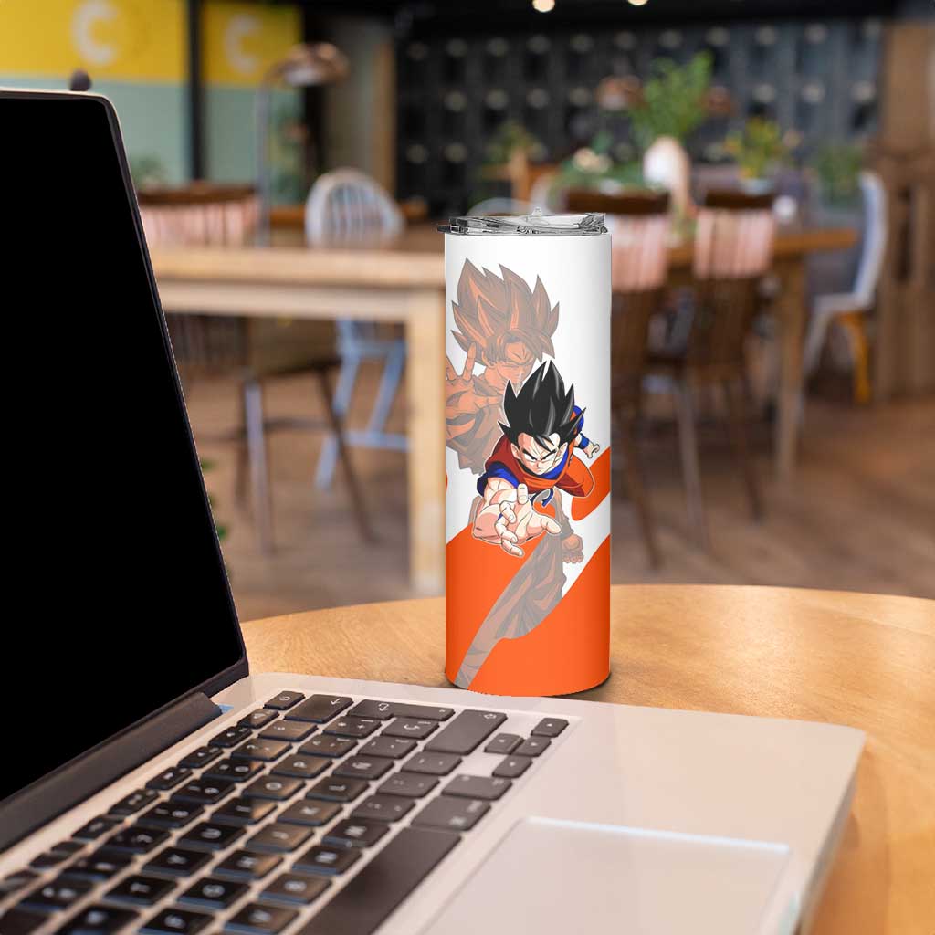 Son Goku Kamehameha Legend Skinny Tumbler Iconic Anime Battle Style