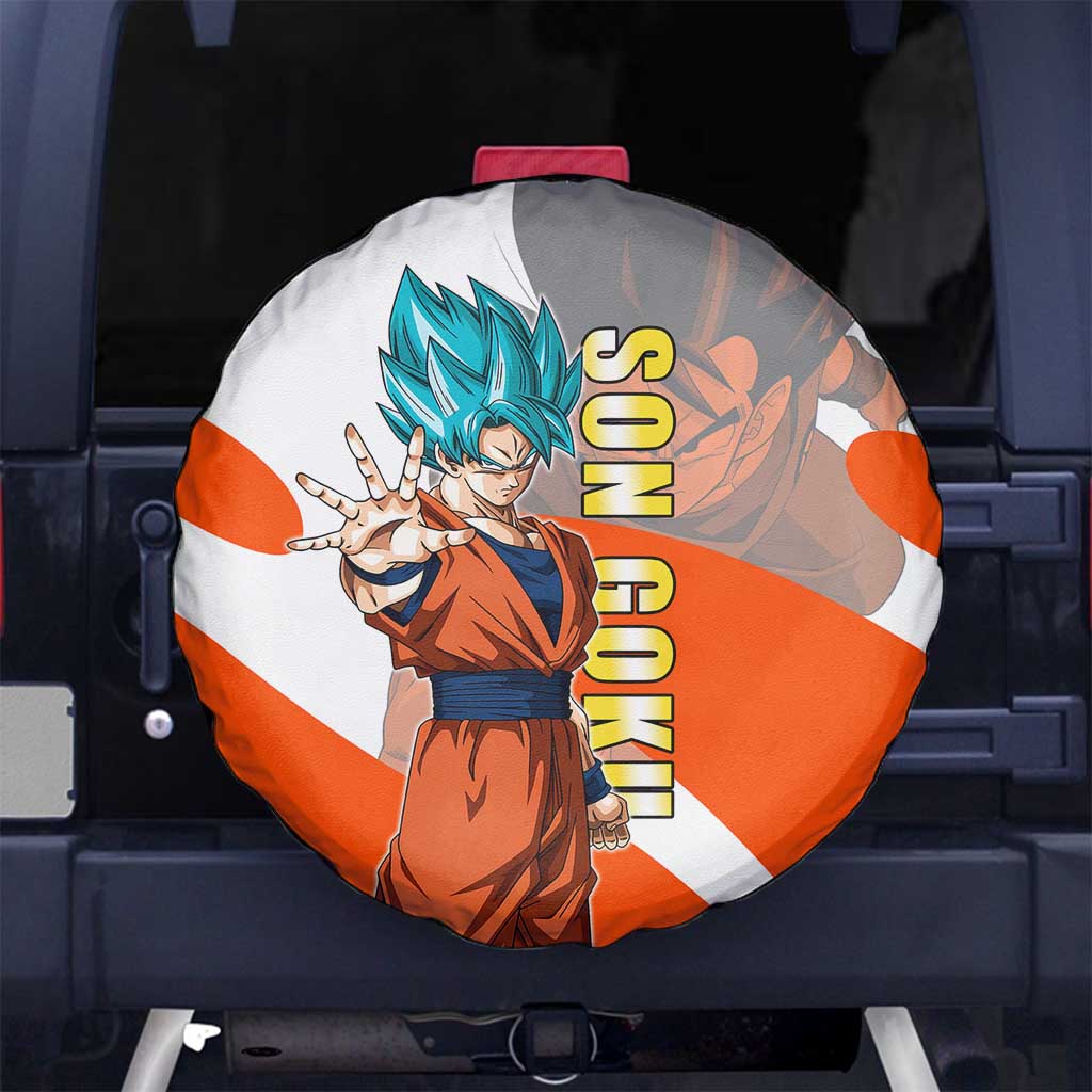 Son Goku Kamehameha Legend Spare Tire Cover Iconic Anime Battle Style