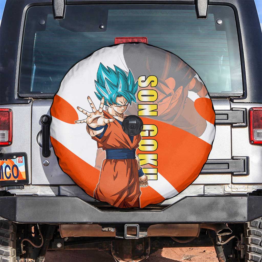 Son Goku Kamehameha Legend Spare Tire Cover Iconic Anime Battle Style