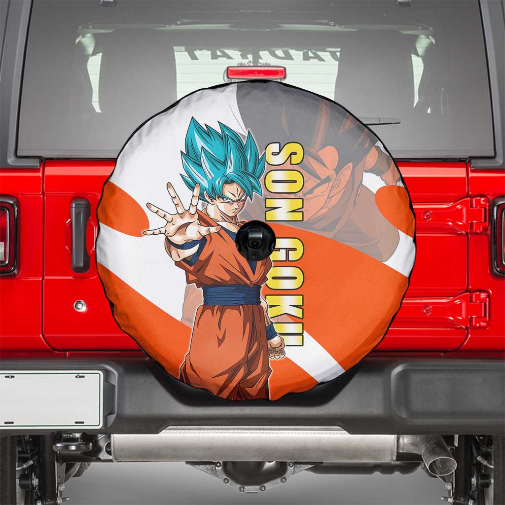 Son Goku Kamehameha Legend Spare Tire Cover Iconic Anime Battle Style