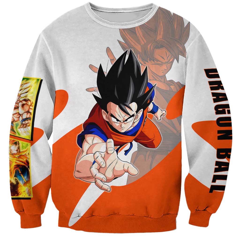 Son Goku Kamehameha Legend Sweatshirt Iconic Anime Battle Style