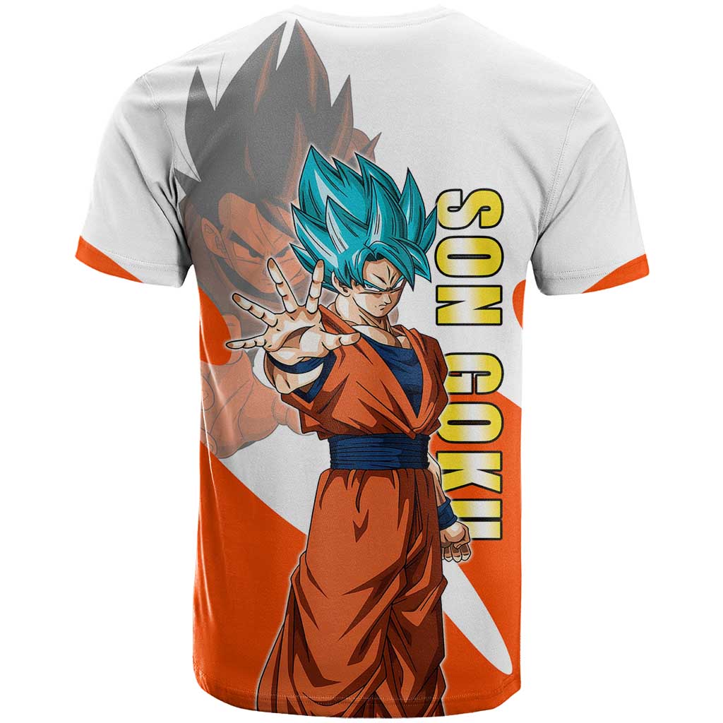Son Goku Kamehameha Legend T Shirt Iconic Anime Battle Style