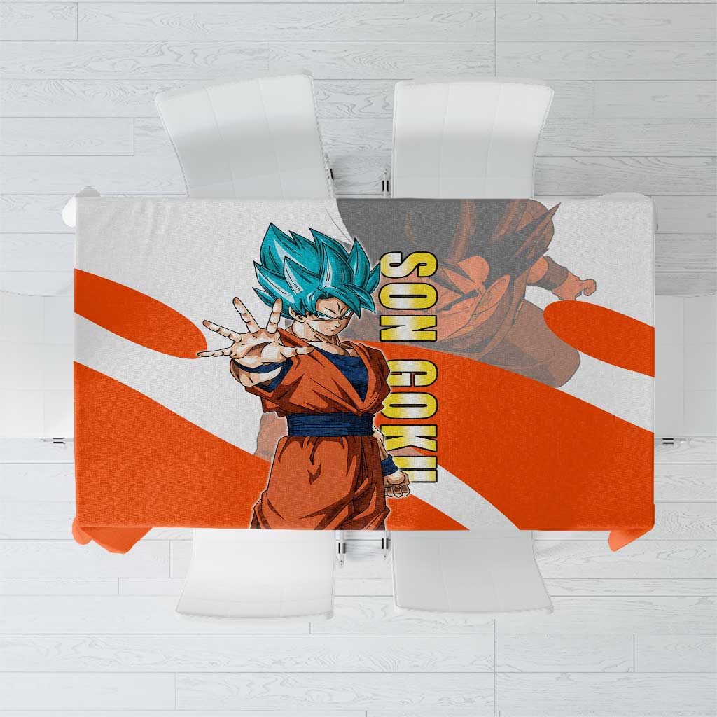 Son Goku Kamehameha Legend Tablecloth Iconic Anime Battle Style