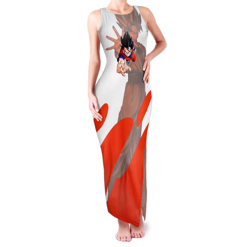 Son Goku Kamehameha Legend Tank Maxi Dress Iconic Anime Battle Style