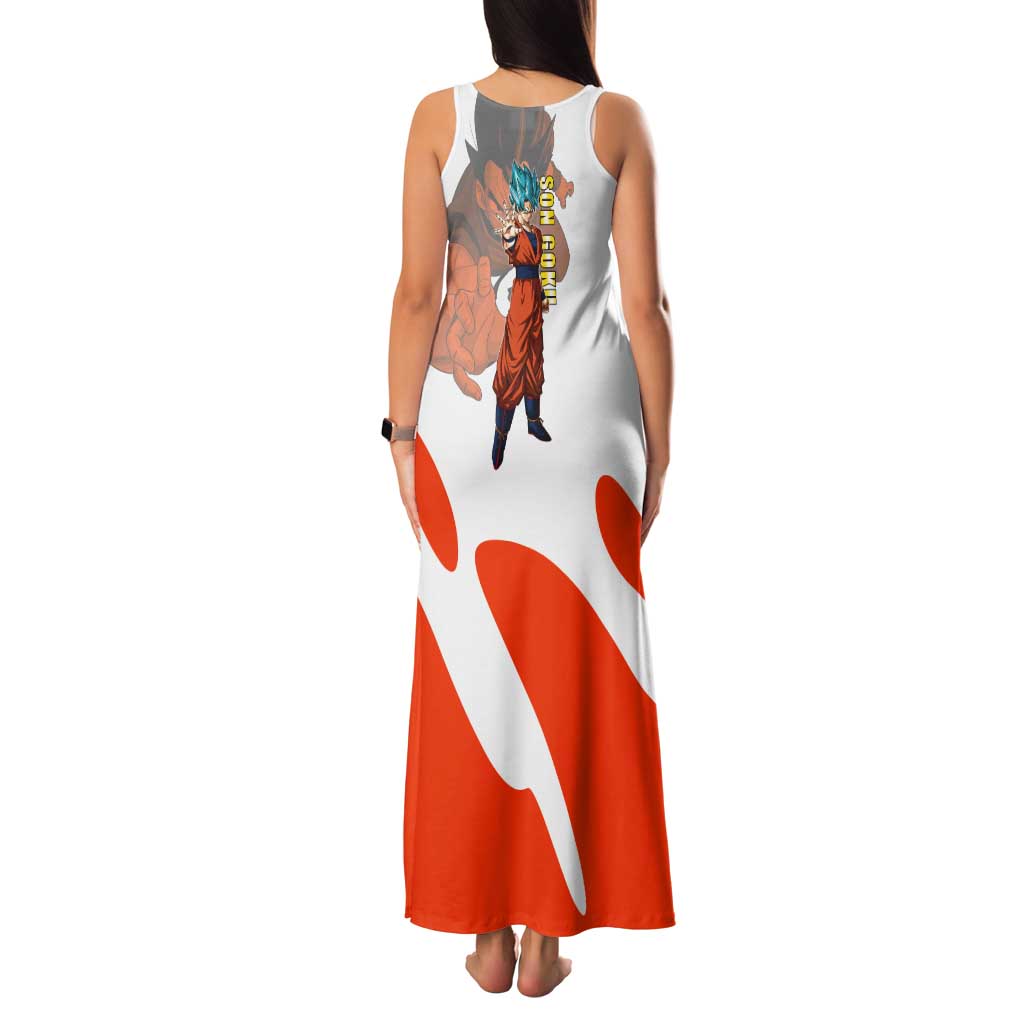 Son Goku Kamehameha Legend Tank Maxi Dress Iconic Anime Battle Style