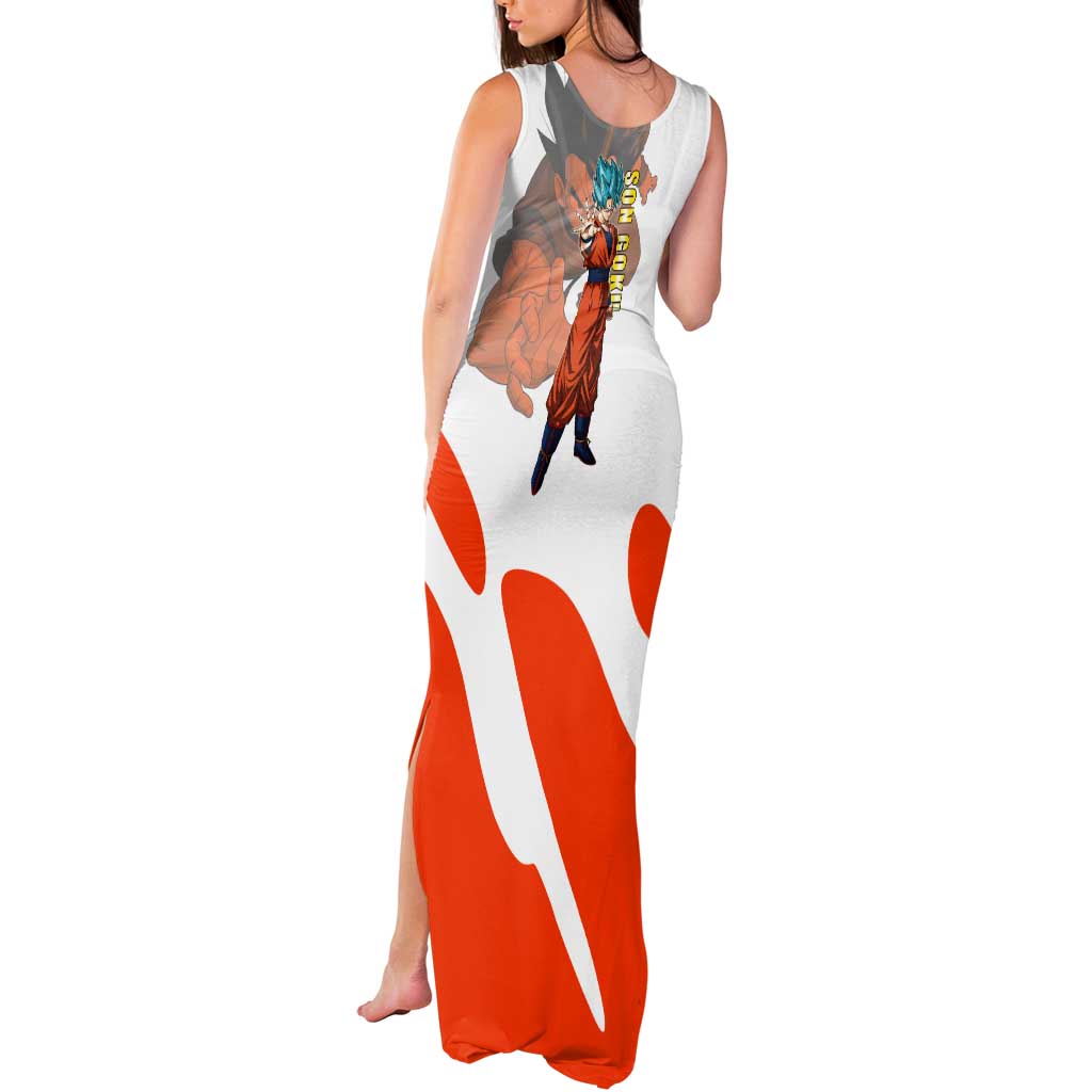 Son Goku Kamehameha Legend Tank Maxi Dress Iconic Anime Battle Style