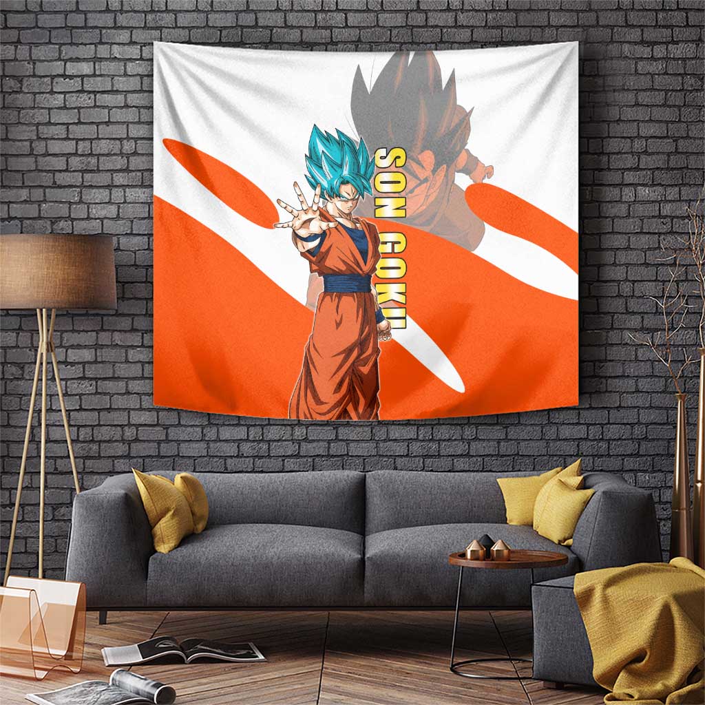 Son Goku Kamehameha Legend Tapestry Iconic Anime Battle Style