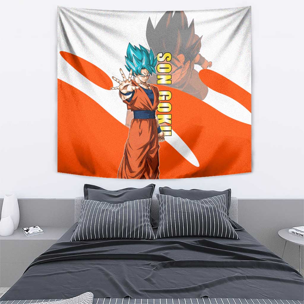 Son Goku Kamehameha Legend Tapestry Iconic Anime Battle Style