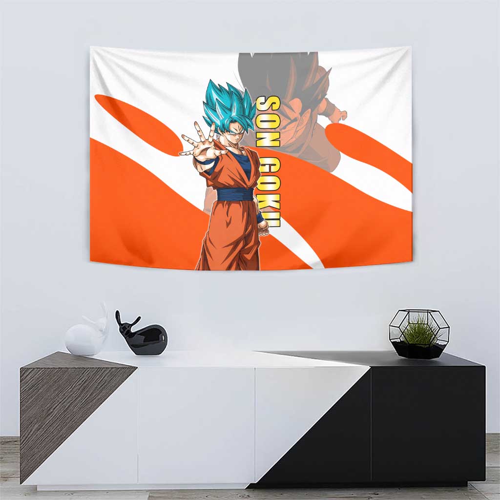 Son Goku Kamehameha Legend Tapestry Iconic Anime Battle Style