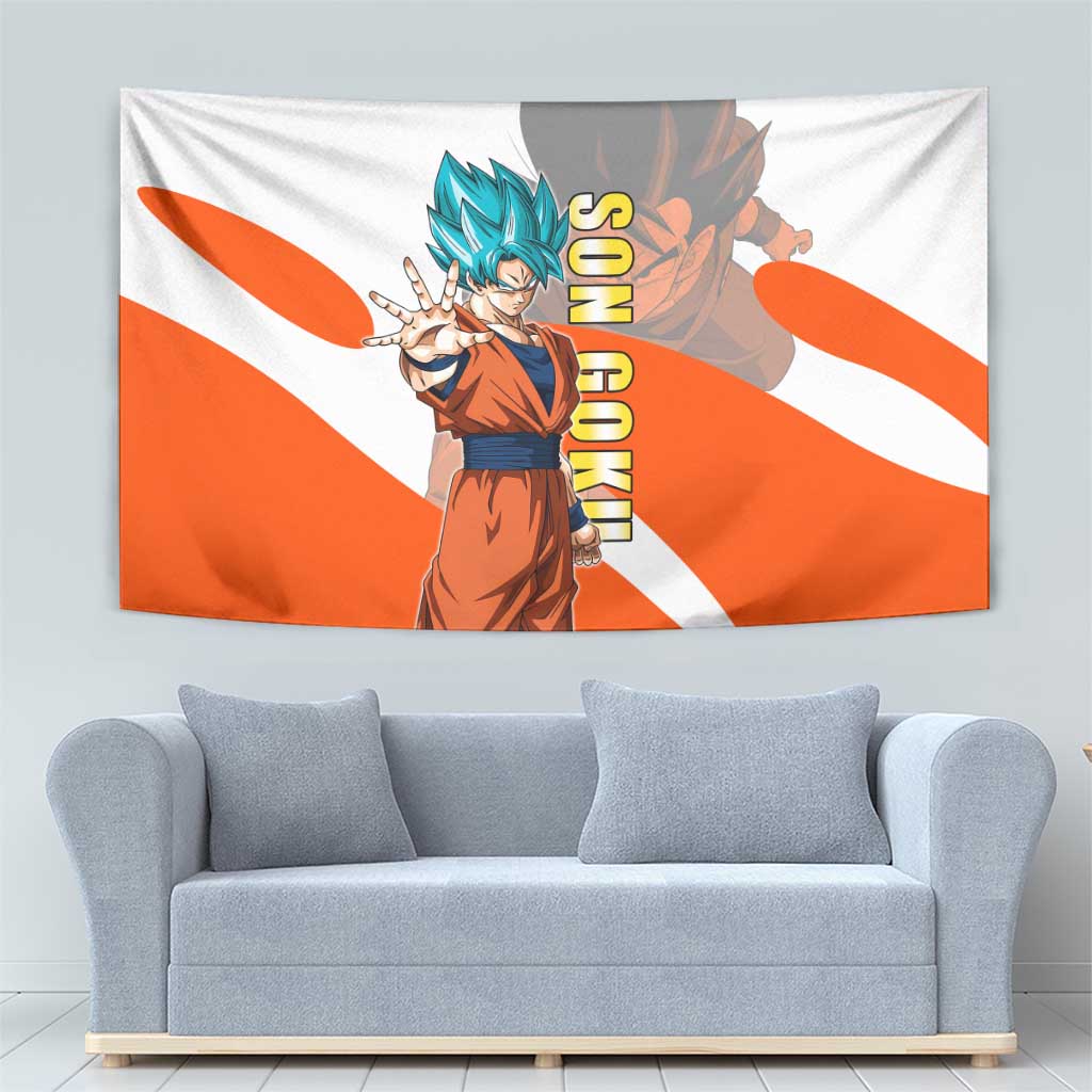 Son Goku Kamehameha Legend Tapestry Iconic Anime Battle Style