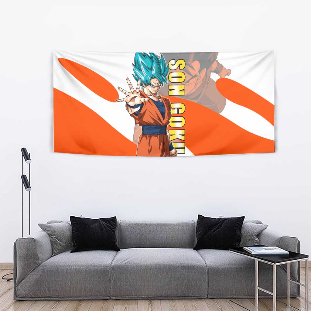 Son Goku Kamehameha Legend Tapestry Iconic Anime Battle Style
