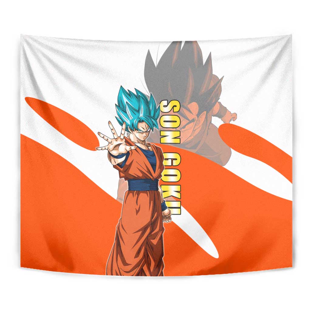 Son Goku Kamehameha Legend Tapestry Iconic Anime Battle Style