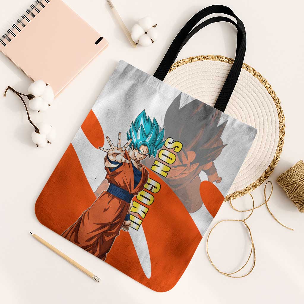 Son Goku Kamehameha Legend Tote Bag Iconic Anime Battle Style