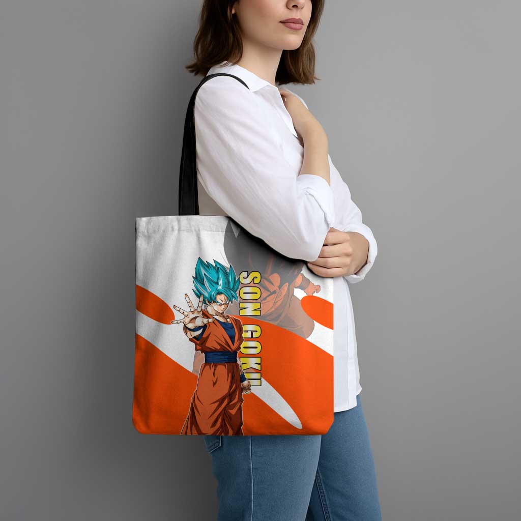 Son Goku Kamehameha Legend Tote Bag Iconic Anime Battle Style