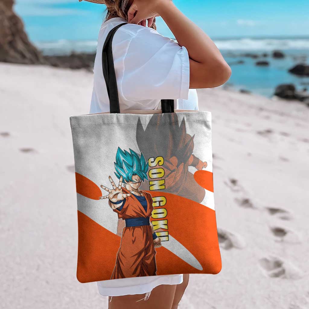 Son Goku Kamehameha Legend Tote Bag Iconic Anime Battle Style