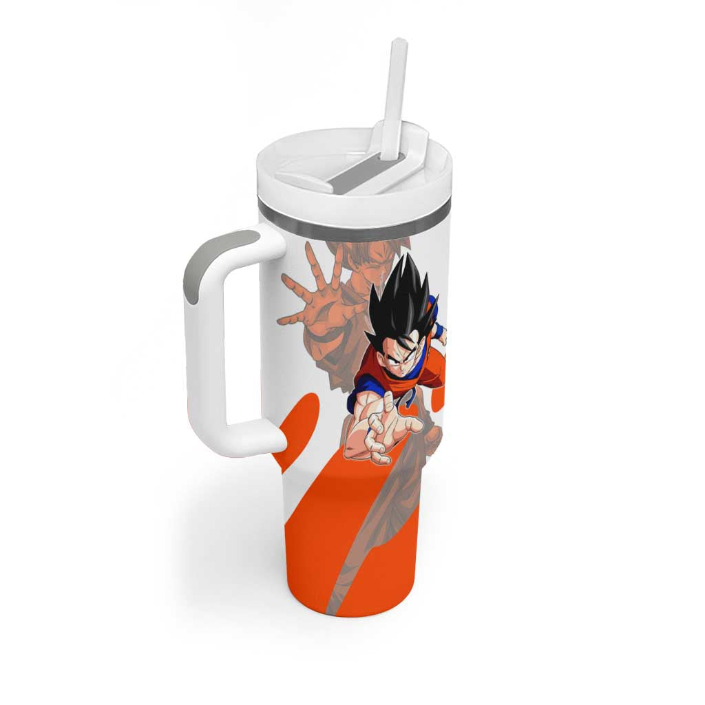 Son Goku Kamehameha Legend Tumbler With Handle Iconic Anime Battle Style