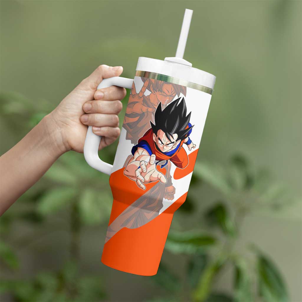 Son Goku Kamehameha Legend Tumbler With Handle Iconic Anime Battle Style
