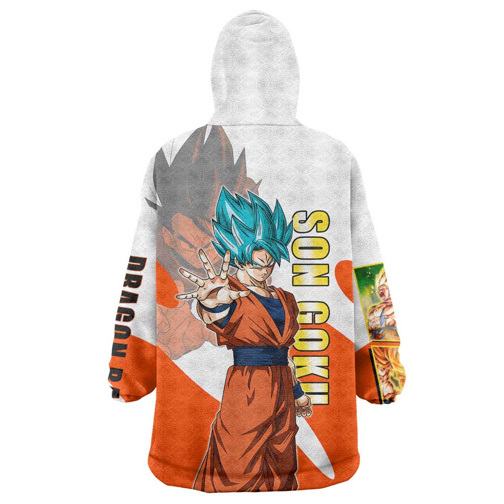 Son Goku Kamehameha Legend Wearable Blanket Hoodie Iconic Anime Battle Style