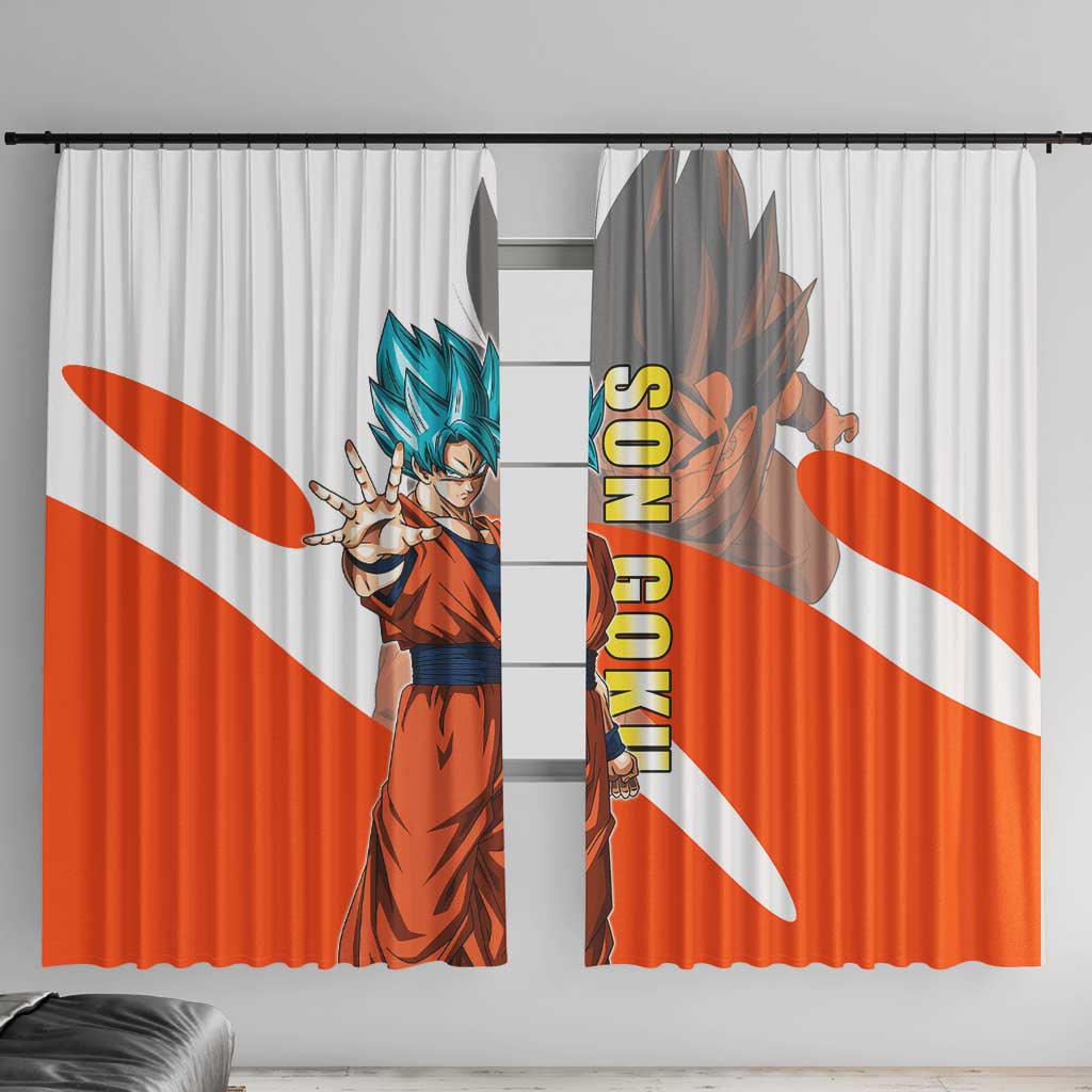 Son Goku Kamehameha Legend Window Curtain Iconic Anime Battle Style