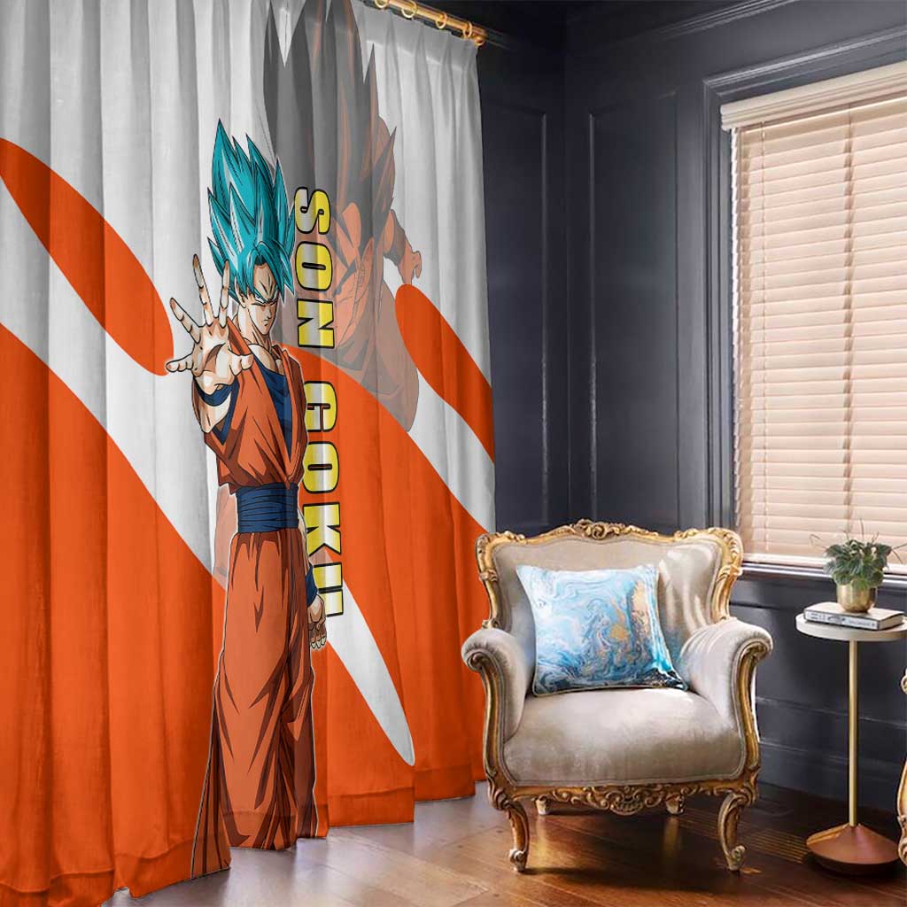 Son Goku Kamehameha Legend Window Curtain Iconic Anime Battle Style