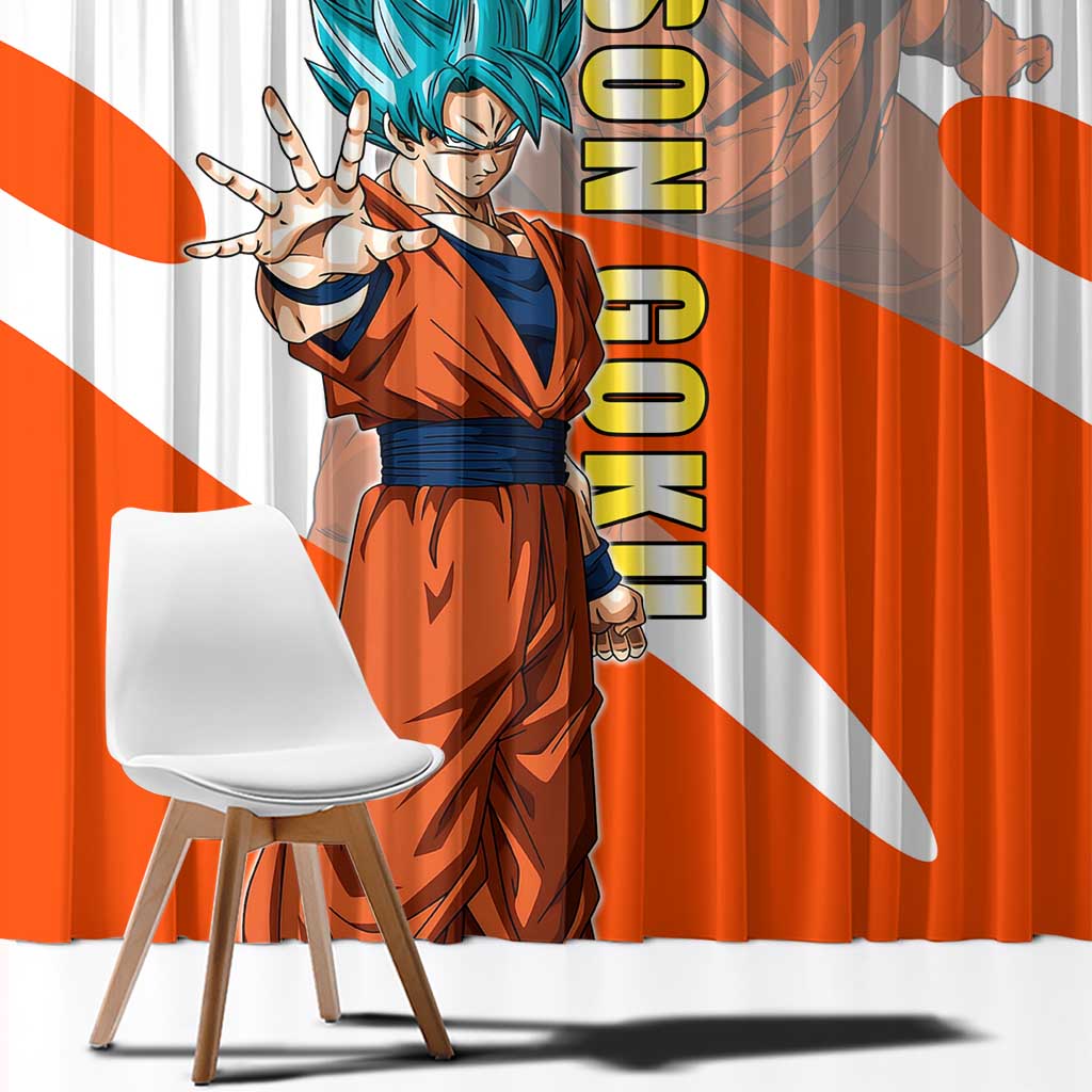 Son Goku Kamehameha Legend Window Curtain Iconic Anime Battle Style